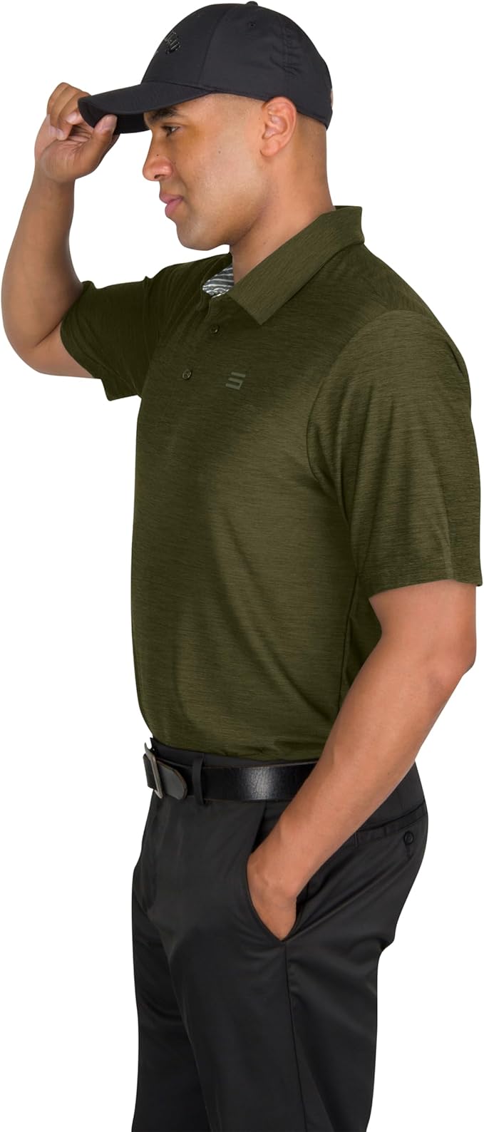 Three Sixty Six Golf Shirts for Men - Dry Fit Short-Sleeve Polo, Athletic Casual Collared T-Shirt