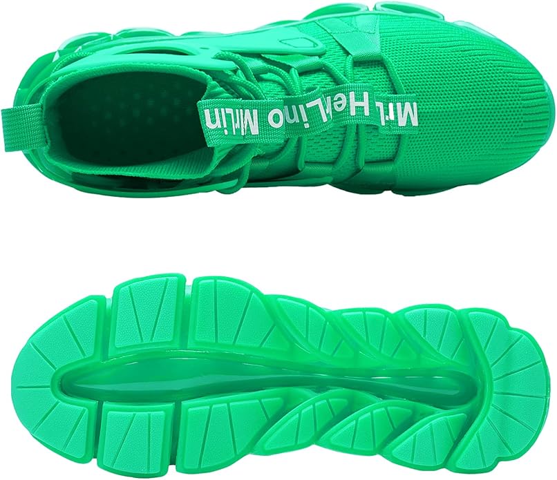 Hello MrLin Men's Running Shoes Non Slip Athletic Tennis Walking Blade Type Sneakers Hip Hop