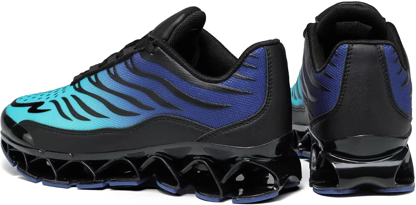 Mens Slip on Walking Running Shoes Blade Tennis Casual Fashion Sneakers Comfort Non Slip Work Sport Athletic Trainer