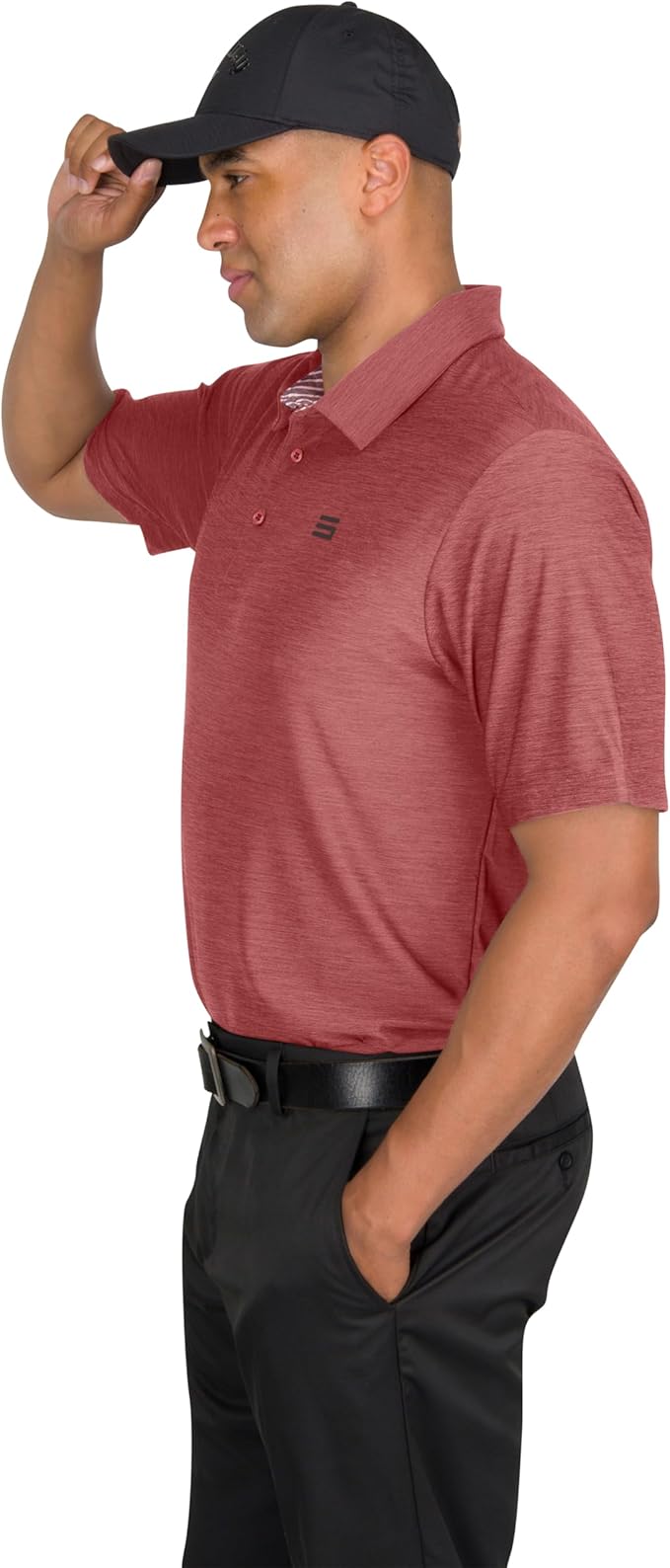 Three Sixty Six Golf Shirts for Men - Dry Fit Short-Sleeve Polo, Athletic Casual Collared T-Shirt