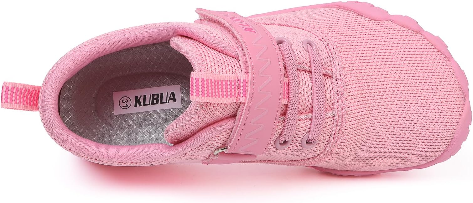 KUBUA Kids Barefoot Shoes Boys Girls Sneakers Naturally Splay Shoes Toddler Little Big Kid