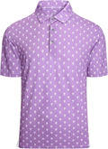 Damipow Premium Golf Shirts for Men Dry Fit Performance Polo Short Sleeve Collared Shirt