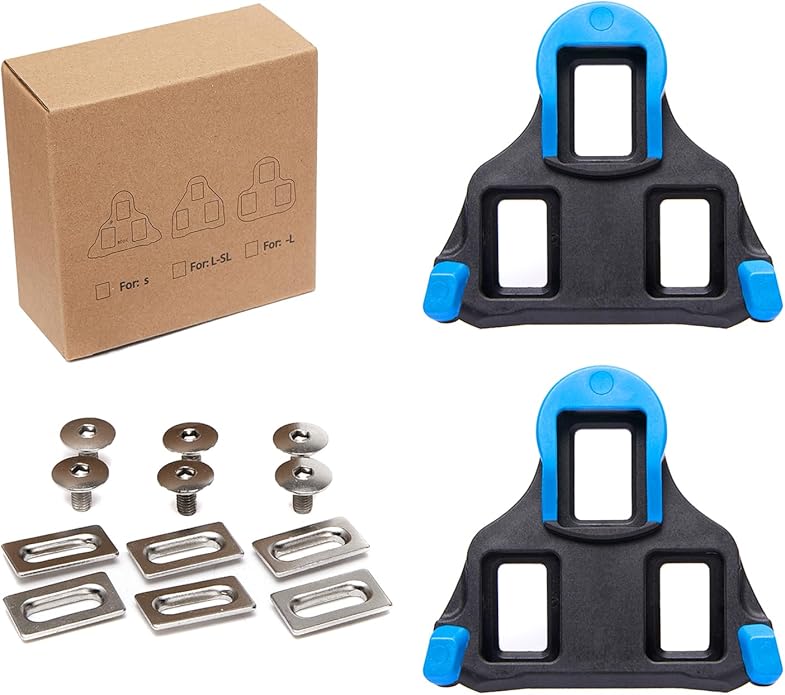 Bike Cleats Compatible with Shimano SPD-SL Locking Cycling Pedals Indoor Cycling & Road Bike Cleats