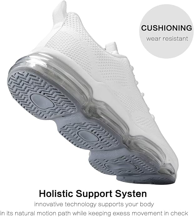 Mens Running Shoes Air Low Top Comfort Walking Lace Up Sneakers Breathable Fashion Tennis Sport Gym Fitness Cross Trainers