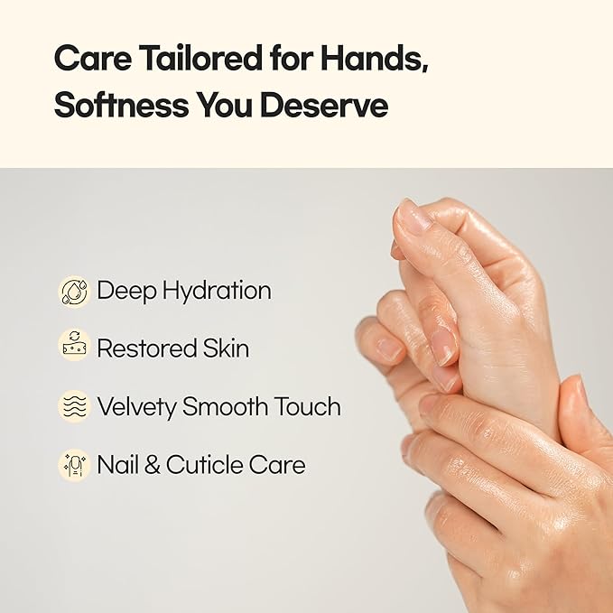 Epielle Hydrating Hand Masks 6 Pairs, Deep Moisturizing Gloves for Dry, Cracked Hands, Relieve and Soften with Shea Butter & Jojoba Oil, Korean Skin Care, Spa Set, Self Care Gifts for Women