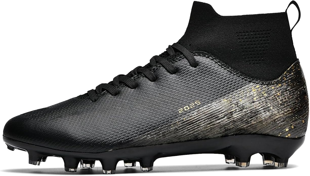 Soccer Cleats for Mens Womens Indoor Soccer Shoes Unisex Baseball Turf Shoes Youth Rugby Shoes Adult AG FG TF Football Boots Wide Training Sneaker