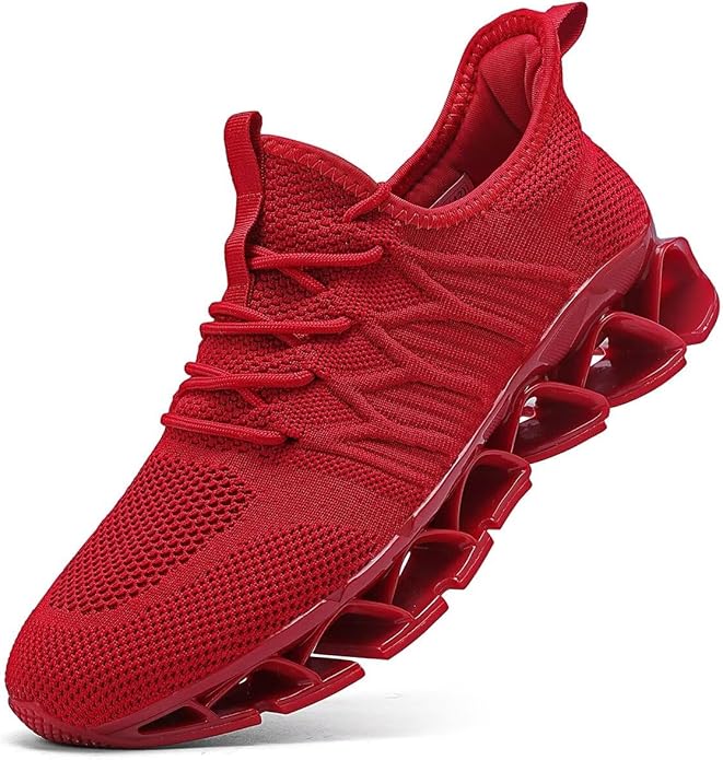 Mens Slip on Walking Running Shoes Blade Tennis Casual Fashion Sneakers Comfort Non Slip Work Sport Athletic Trainer