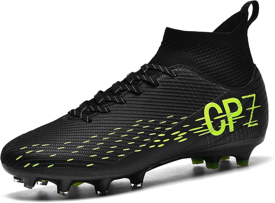 Soccer Cleats for Mens Womens Indoor Soccer Shoes Unisex Baseball Turf Shoes Youth Rugby Shoes Adult AG FG TF Football Boots Wide Training Sneaker