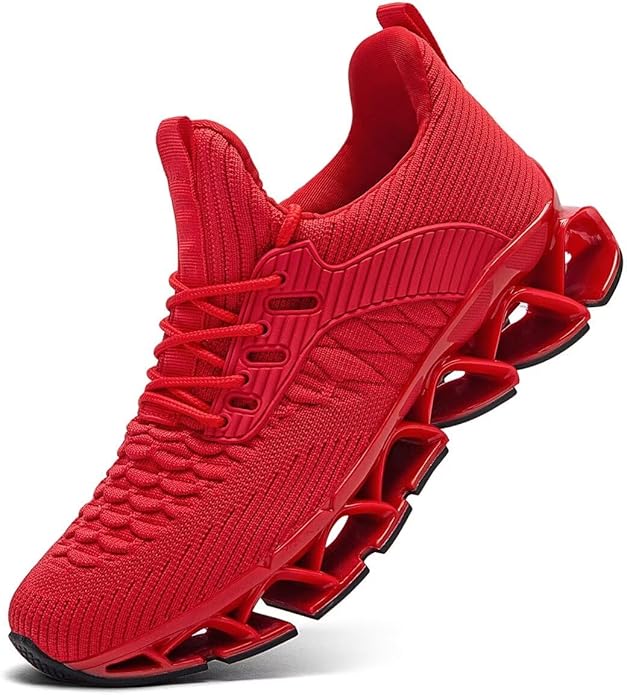 Mens Slip on Walking Running Shoes Blade Tennis Casual Fashion Sneakers Comfort Non Slip Work Sport Athletic Trainer