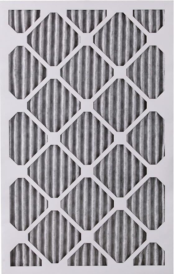 Nordic Pure 16x25x1 (Actual Size: 15 1/2 x 24 1/2 x 3/4) Furnace Air Filters MERV 8 Pleated Plus Carbon 12 Pack