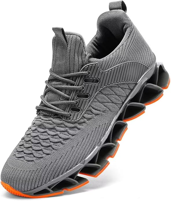 Mens Slip on Walking Running Shoes Blade Tennis Casual Fashion Sneakers Comfort Non Slip Work Sport Athletic Trainer