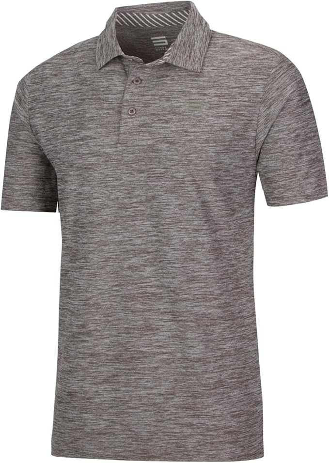 Three Sixty Six Golf Shirts for Men - Dry Fit Short-Sleeve Polo, Athletic Casual Collared T-Shirt