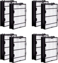 Nispira True HEPA Air Filter Replacement Compatible with Holmes Air Purifier HAPF600 HAPF600D HAPF600D-U2 Filter B, 8 Packs