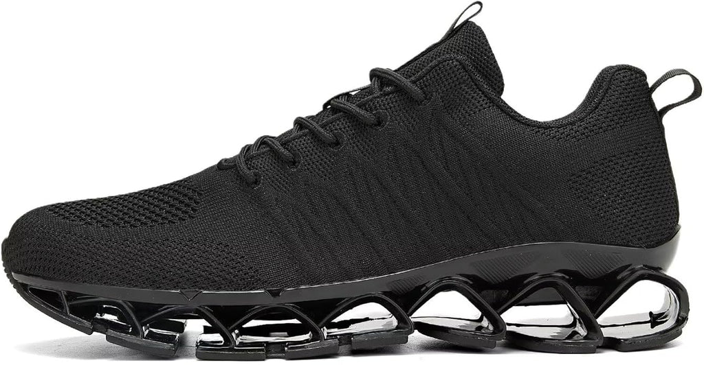 Men's Slip on Walking Running Shoes Blade Tennis Casual Fashion Sneakers Comfort Non Slip Work Sport Athletic Trainer