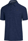 Three Sixty Six Golf Shirts for Men - Dry Fit Short-Sleeve Polo, Athletic Casual Collared T-Shirt