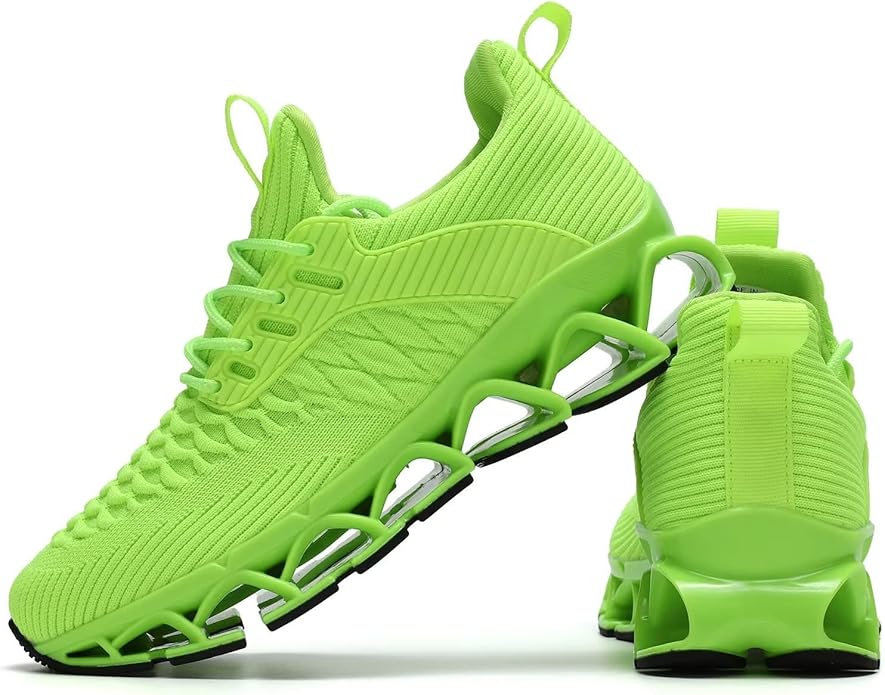 Men's Slip on Walking Running Shoes Blade Tennis Casual Fashion Sneakers Comfort Non Slip Work Sport Athletic Trainer