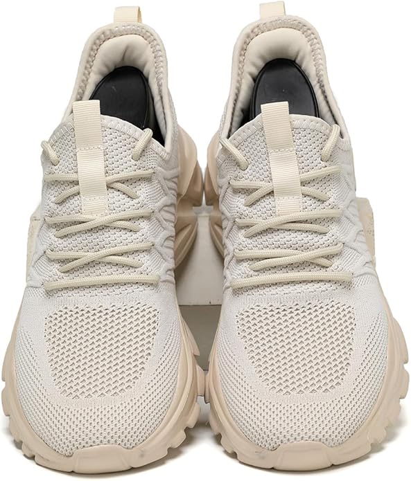 Mens Slip On Running Shoes Athletic Walking Trainers Lightweight Breathable Mesh Tennis Sneakers