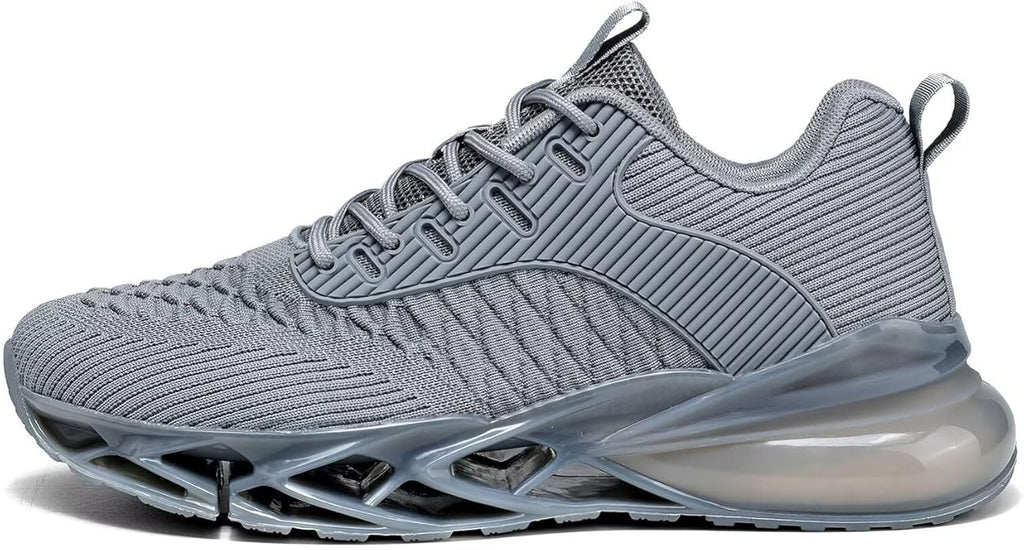 Men's Running Shoes Blade Tennis Walking Fashion Sneakers Breathable Non Slip Gym Sports Work Trainers
