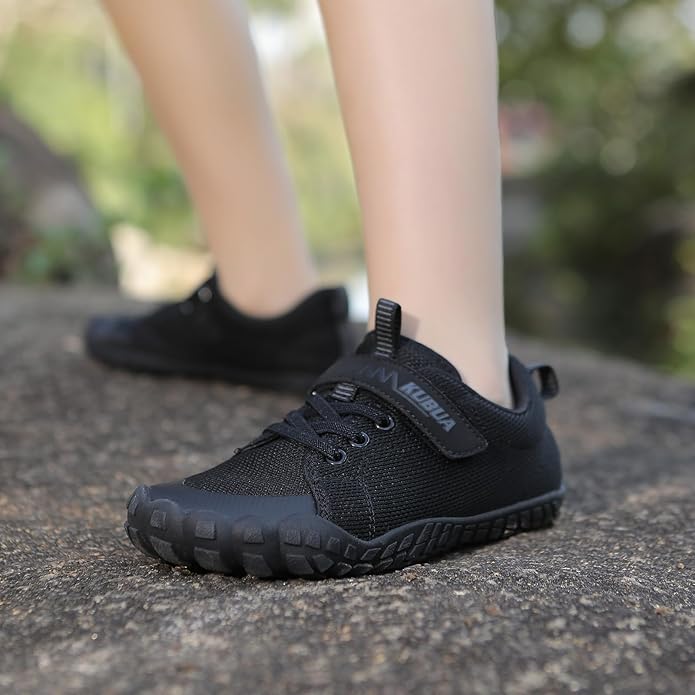 KUBUA Kids Barefoot Shoes Boys Girls Sneakers Naturally Splay Shoes Toddler Little Big Kid