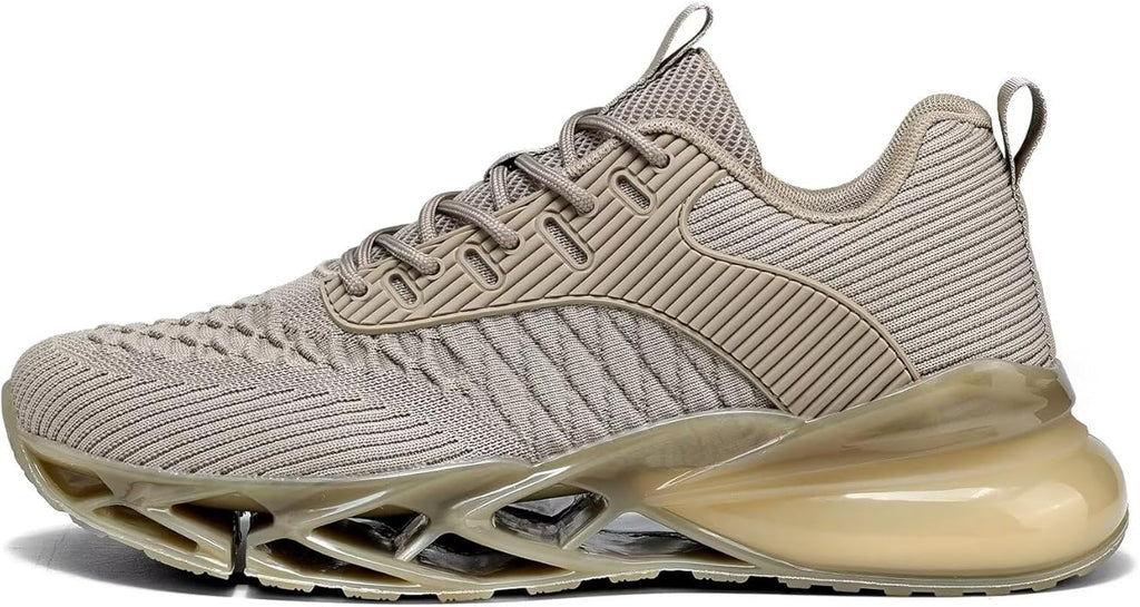 Men's Running Shoes Blade Tennis Walking Fashion Sneakers Breathable Non Slip Gym Sports Work Trainers