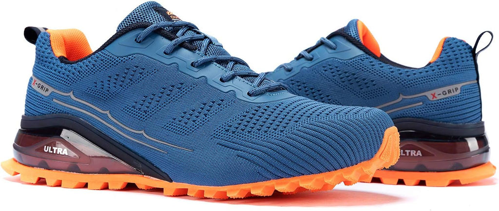 Kricely Men's Trail Running Shoes Fashion Walking Hiking Sneakers for Men Tennis Cross Training Shoe Outdoor Snearker Mens Casual Workout Footwear