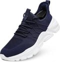 Mens Slip On Running Shoes Athletic Walking Trainers Lightweight Breathable Mesh Tennis Sneakers