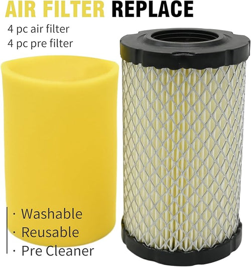 Air Filter Replacement For BS796031 Filter Element, 31A607 Air Filter Replacement For John Deere Gy21435 (4 PCS)