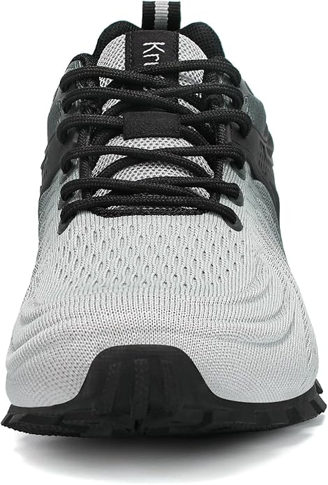 Kricely Men's Walking Shoes Breathable Lightweight Fashion Sneakers Non Slip Sport Gym Jogging Trail Running Shoes