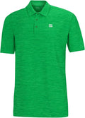 Three Sixty Six Golf Shirts for Men - Dry Fit Short-Sleeve Polo, Athletic Casual Collared T-Shirt