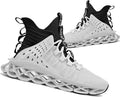 Hello MrLin Men's Running Shoes Non Slip Athletic Tennis Walking Blade Type Sneakers Hip Hop