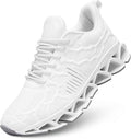 Vooncosir Men's Fashion Sneakers Breathable Mesh Running Shoes Blade Non Slip Soft Sole Casual Athletic Walking Shoes