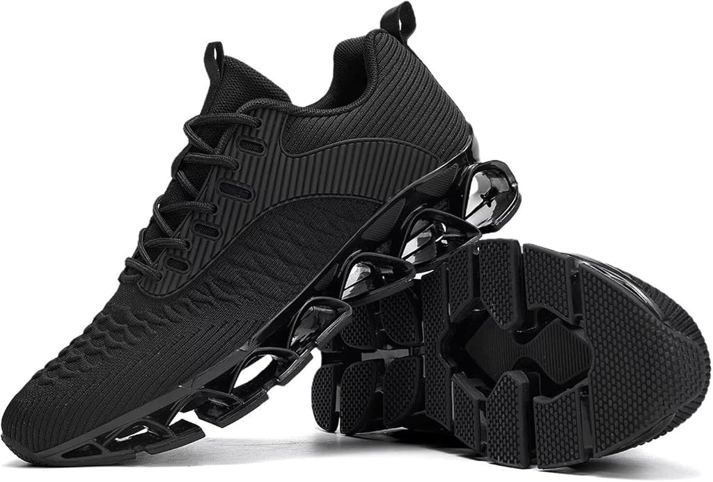 Men's Slip on Walking Running Shoes Blade Tennis Casual Fashion Sneakers Comfort Non Slip Work Sport Athletic Trainer
