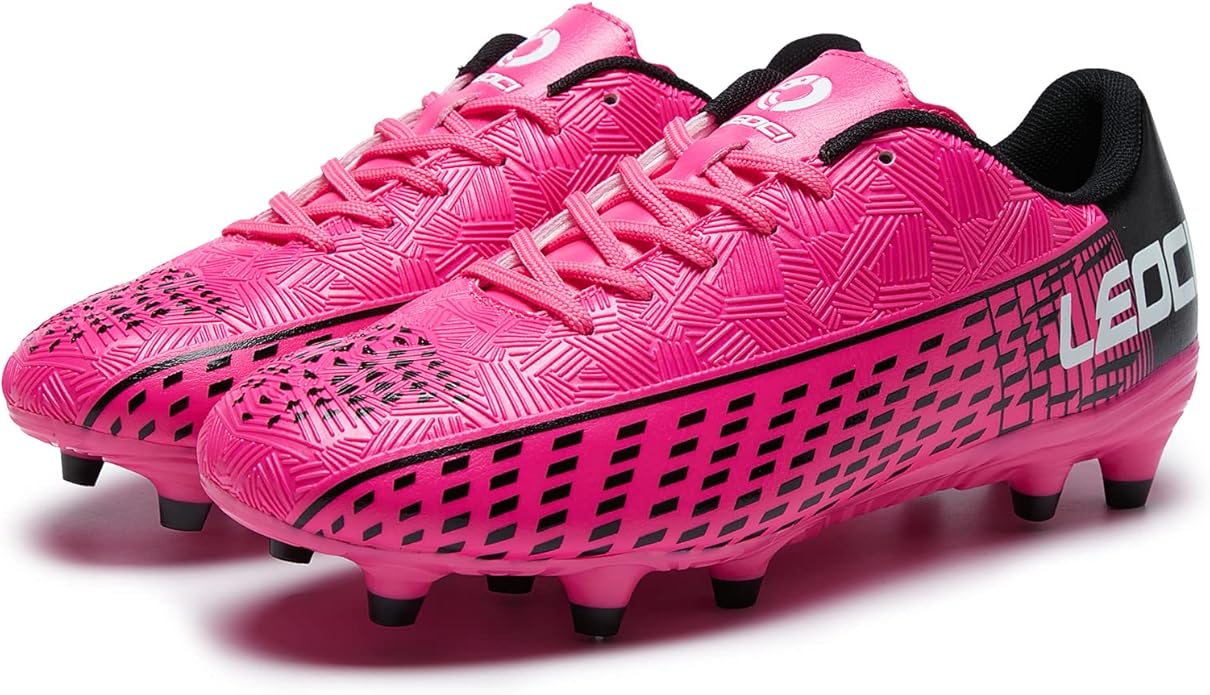 Soccer Cleats for Men's and Women's Outdoor Unisex Football Shoes Firm Rugby Boots