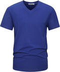 VEIISAR Premium V Neck T Shirts for Men - Modern Fitted Tees Vneck Undershirts