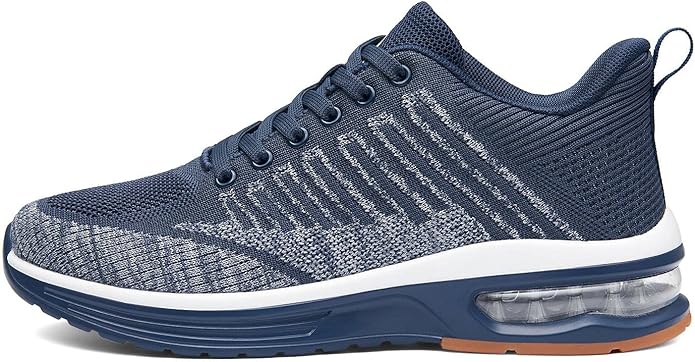 Mishansha Running Shoes for Men Sneakers Air Cushion Walking Shoes Comfortable Tennis Shoes Breathable Trail Running Shoes US Men 7.5-15