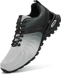Kricely Men's Walking Shoes Breathable Lightweight Fashion Sneakers Non Slip Sport Gym Jogging Trail Running Shoes