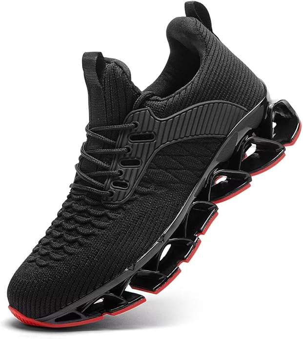Mens Slip on Walking Running Shoes Blade Tennis Casual Fashion Sneakers Comfort Non Slip Work Sport Athletic Trainer