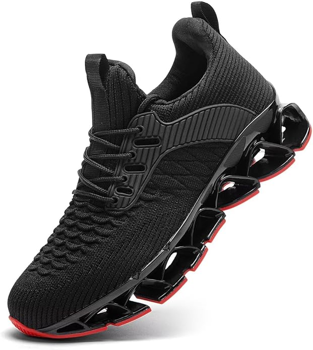 Mens Slip on Walking Running Shoes Blade Tennis Casual Fashion Sneakers Comfort Non Slip Work Sport Athletic Trainer