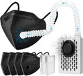 Electric Wearable Air Purifier Maskes,Air Supply,With HEPA Filter,for Dust Work,Painting, Machine Polishing, Welding