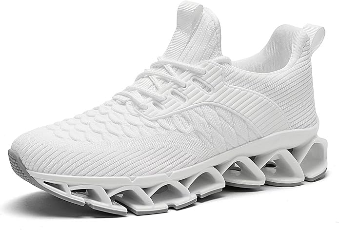 Mens Slip on Walking Running Shoes Blade Tennis Casual Fashion Sneakers Comfort Non Slip Work Sport Athletic Trainer