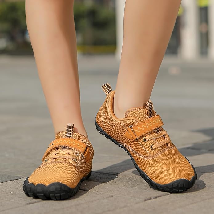 KUBUA Kids Barefoot Shoes Boys Girls Sneakers Naturally Splay Shoes Toddler Little Big Kid