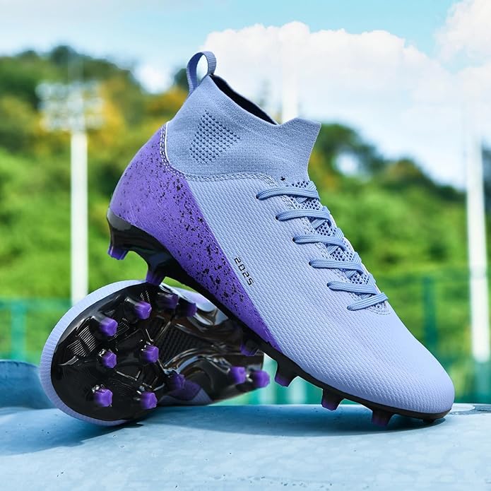 Soccer Cleats for Mens Womens Indoor Soccer Shoes Unisex Baseball Turf Shoes Youth Rugby Shoes Adult AG FG TF Football Boots Wide Training Sneaker