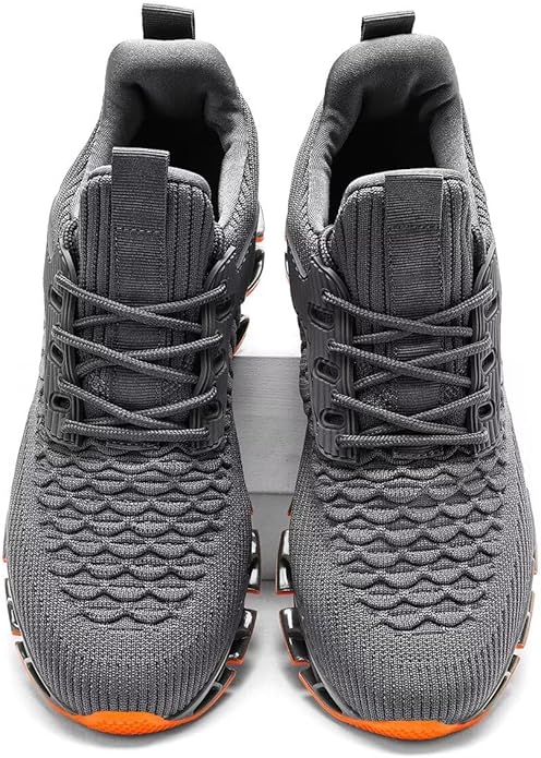 Mens Slip on Walking Running Shoes Blade Tennis Casual Fashion Sneakers Comfort Non Slip Work Sport Athletic Trainer