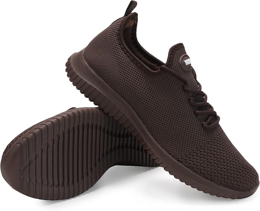 WXQ Men's Running Shoes Comfortable Lightweight Breathable Walking Shoes Mesh Workout Casual Sports Shoes