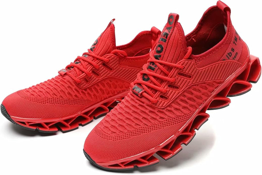 Men's Running Shoes Blade Tennis Walking Fashion Sneakers Breathable Non Slip Gym Sports Work Trainers