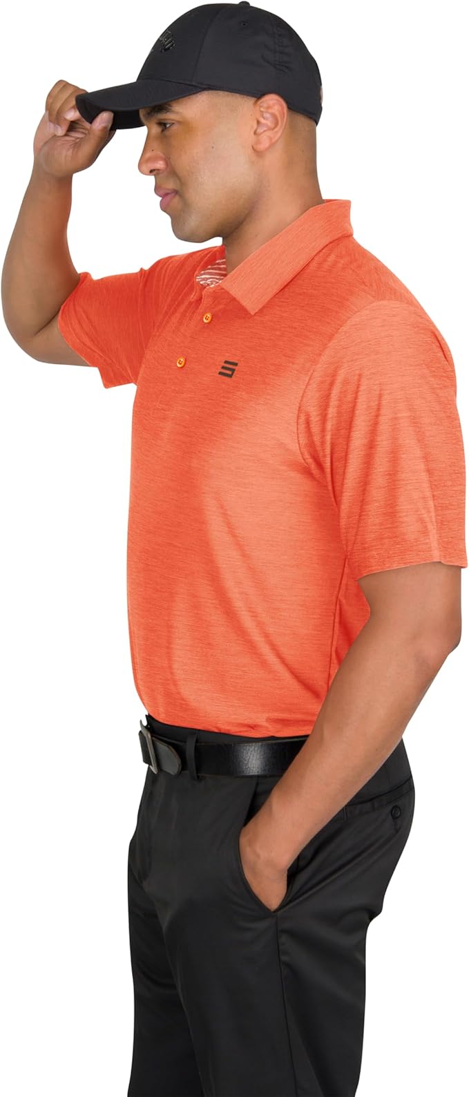Three Sixty Six Golf Shirts for Men - Dry Fit Short-Sleeve Polo, Athletic Casual Collared T-Shirt