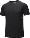 MAGCOMSEN Mens Rash Guard Short Sleeve UPF 50+ Sun UV Quick Dry Shirts Workout Swim Running Athletic T-Shirt