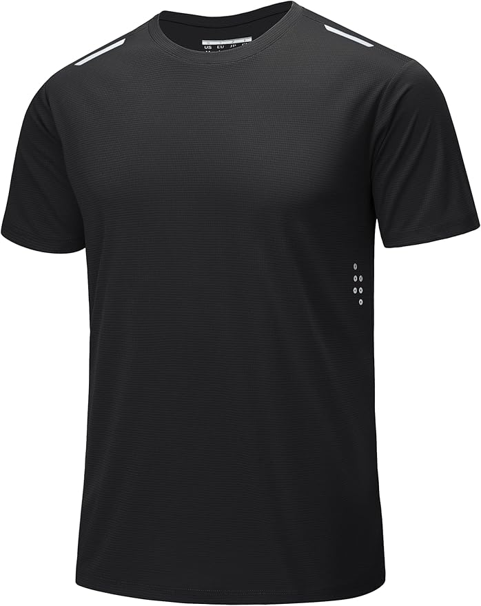 MAGCOMSEN Mens Rash Guard Short Sleeve UPF 50+ Sun UV Quick Dry Shirts Workout Swim Running Athletic T-Shirt