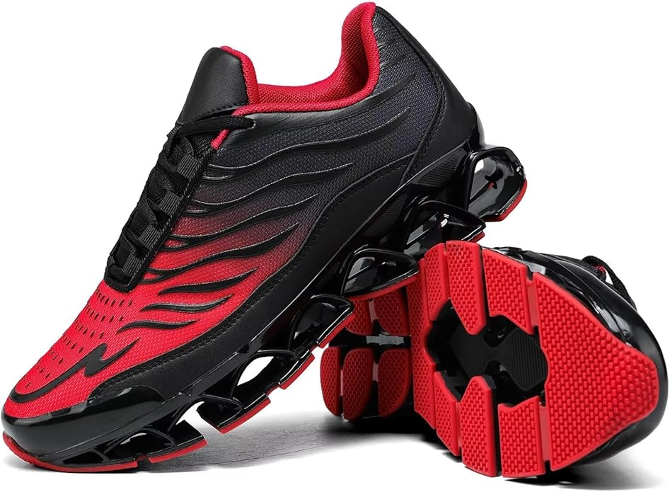 Mens Slip on Walking Running Shoes Blade Tennis Casual Fashion Sneakers Comfort Non Slip Work Sport Athletic Trainer
