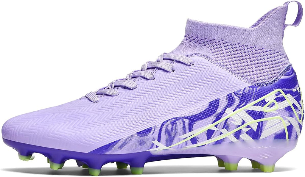Indoor Soccer Cleats Mens Womens Turf Soccer Cleats Wide Socer Shoes FG AG TF High Ankle Football Boots